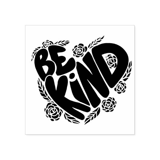 Be Kind Rubberstempel (Afrduk)