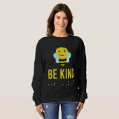 Be Kind Sign Braille Language Bee Smile Graphic Ye Trui (Voorkant volledig)