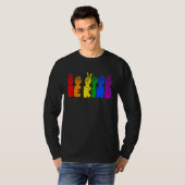 Be Kind Sign Languag Hand Rainbow LGBT Pride Month T-shirt (Voorkant volledig)