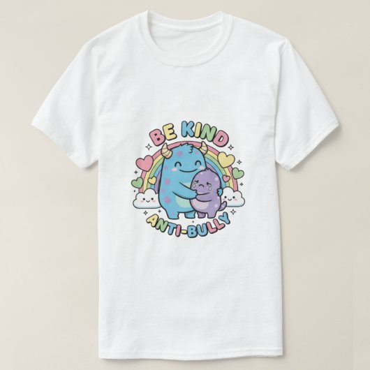 Be Kind T-Shirt – Anti Bullying Awareness Tee (Design voorkant)