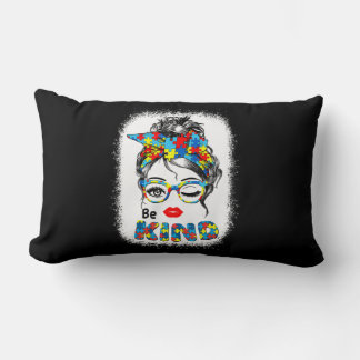 Be Kind t-shirts for Women Autism Awareness Messy Kussen