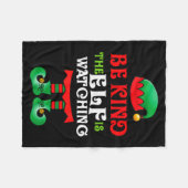 Be Kind Teacher Elf Christmas Anti Bullying Kindne Fleece Deken (Voorkant (Horizontaal))