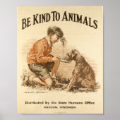 Be Kind To Animals 1932 Poster (Voorkant)