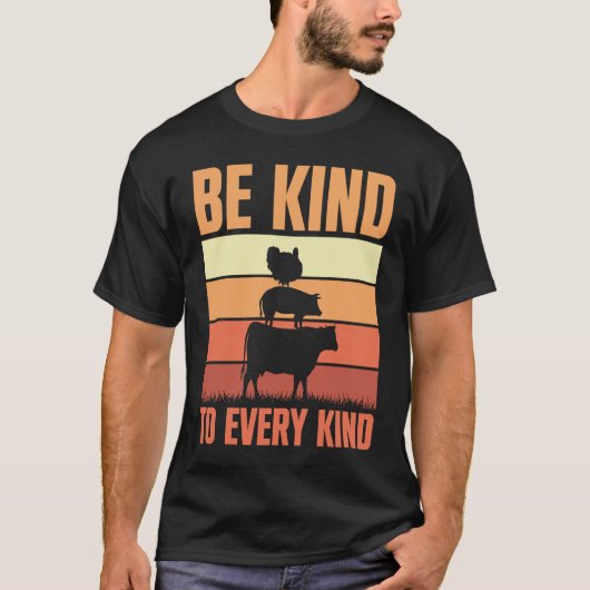 Be Kind To Every Child Animals Hutch Farm Animal P T-shirt (Voorkant)