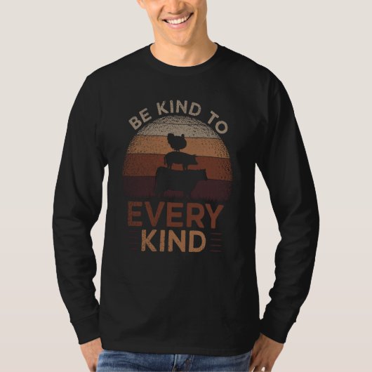 Be Kind To Every Child Animals Hutch Farm Animal P T-shirt (Voorkant)