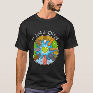 Be Kind To Every Kind For Vegetarians Vegan T-shirt
