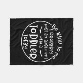 Be Kind To Me I Probably Lost An Argument With A T Fleece Deken (Voorkant (Horizontaal))