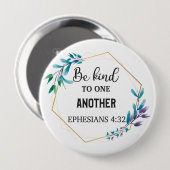 Be Kind to One Another Ronde Button 4,0 Cm (Voorkant /achterkant)