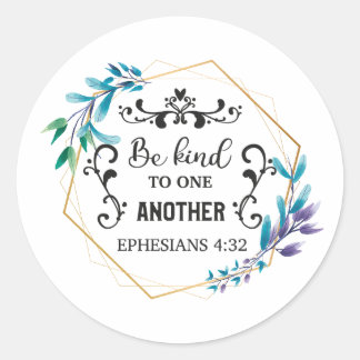 Be Kind to One Another Ronde Sticker
