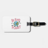 Be Kind to Our Planet 💚 Bagagelabel (Voorkant horizontaal)