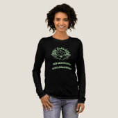 Be Kind to Our Planet: Caring Hands Earth Tee Tri-Blend Shirt (Voorkant)
