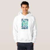 Be Kind to the Sea – Ocean Conservation Eco Design Hoodie (Voorkant volledig)