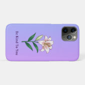 Be Kind To You Lily Self-Care Phone Case (Achterkant (horizontaal))