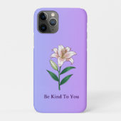 Be Kind To You Lily Self-Care Phone Case (Achterkant)