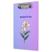 Be Kind To You Lily Self-Care Phone Case Klembord (Links)