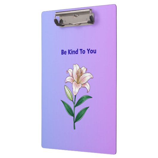 Be Kind To You Lily Self-Care Phone Case Klembord (Links)