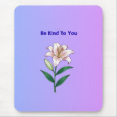 Be Kind To You Lily Self-Care Phone Case Muismat (Voorkant)