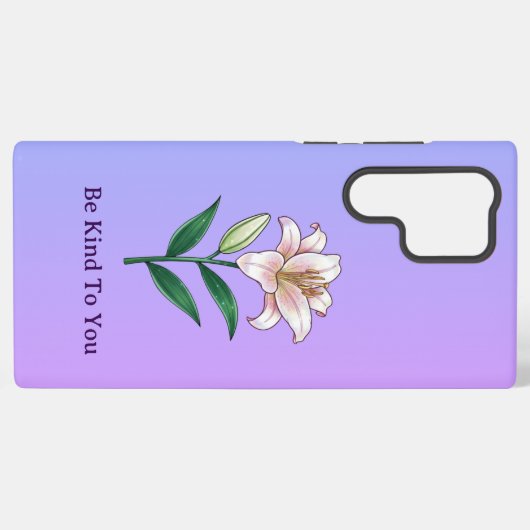 Be Kind To You Lily Self-Care Phone Case Samsung Galaxy Hoesje (Achterkant horizontaal)