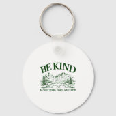Be Kind To Your Mind Body And Earth Motivation  Sleutelhanger (Voorkant)