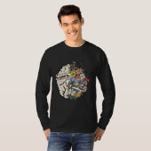 Be Kind To Your Mind Mental Health Awareness Brain T-shirt (Voorkant volledig)