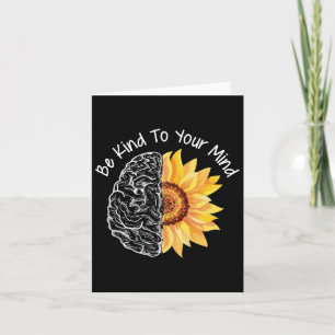 Be Kind To Your Mind Mental Health Awareness Month Kaart