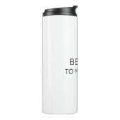 Be Kind To Yourself Tumbler Thermosbeker (Gedraaid links)