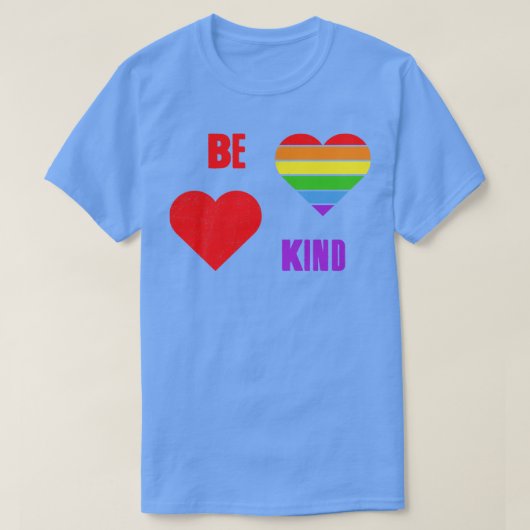 Be Kind Tshirt LGBT Pride LGBTQ Supporter Pride M (Design voorkant)