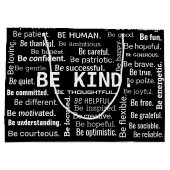 Be Kind Word Cloud Groot Cadeauzakje (Achterkant)
