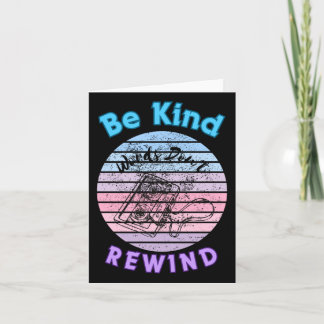 Be Kind Worlds - Niet terugspoelen van Sticker Kaart