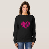 Be kind Y2K stijl sweatshirt (Voorkant volledig)