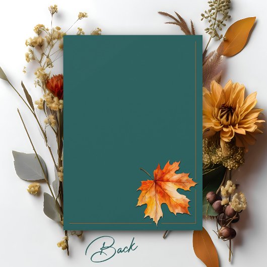 Be Leaf In Love Fall Leaves Blauwgroen Rust Weddin Save The Date