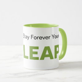 Be Leap Stay Forever Jong Eenvoudige Moderne Typog Mok