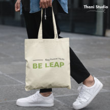 Be Leap Stay Forever Jong Eenvoudige Moderne Typog
