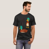Be like a duck Calm on the surface but always padd T-shirt (Voorkant volledig)