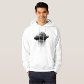 Be Like Rain - Inspirational Quote Art Hoodie (Voorkant volledig)