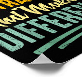 Be Like Subtraction And Make A Difference Funny Ma Poster (Hoek)