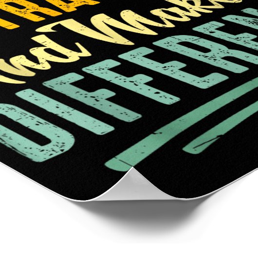 Be Like Subtraction And Make A Difference Funny Ma Poster (Hoek)