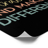 Be Like Subtraction And Make A Difference Funny Ma Poster (Hoek)