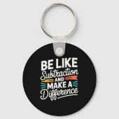 Be Like Subtraction And Make A Difference Shirt Wo Sleutelhanger (Voorkant)