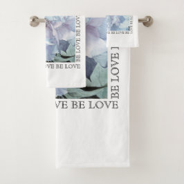 "BE LOVE"-handdoekset Bad Handdoek