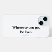 Be love iPhone cover (Achterkant (horizontaal))