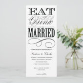 & BE MARRIED | AFBEELDINGSINVITATIESYSTEEM 2 KAART (Staand voorkant)