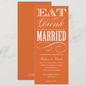 & BE MARRIED | AFBEELDINGSINVITATIESYSTEEM 2 KAART (Voorkant / Achterkant)