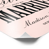 & BE MARRIED | AFDRUKKING VOOR ONTVANGST FOTO AFDRUK (Hoek)
