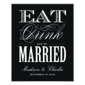 & BE MARRIED | AFDRUKKING VOOR ONTVANGST FOTO AFDRUK (Voorkant)