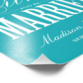 & BE MARRIED | AFDRUKKING VOOR ONTVANGST FOTO AFDRUK (Hoek)