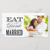 & BE MARRIED | BEWAREN VAN DE DATUM VAN AANKONDIGI SAVE THE DATE (Voorkant / Achterkant)