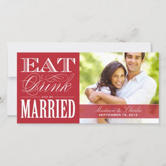 & BE MARRIED | BEWAREN VAN DE DATUM VAN AANKONDIGI SAVE THE DATE (Voorkant)