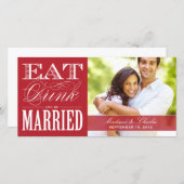 & BE MARRIED | BEWAREN VAN DE DATUM VAN AANKONDIGI SAVE THE DATE (Voorkant / Achterkant)