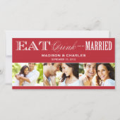 & BE MARRIED | BEWAREN VAN DE DATUM VAN AANKONDIGI SAVE THE DATE (Voorkant)